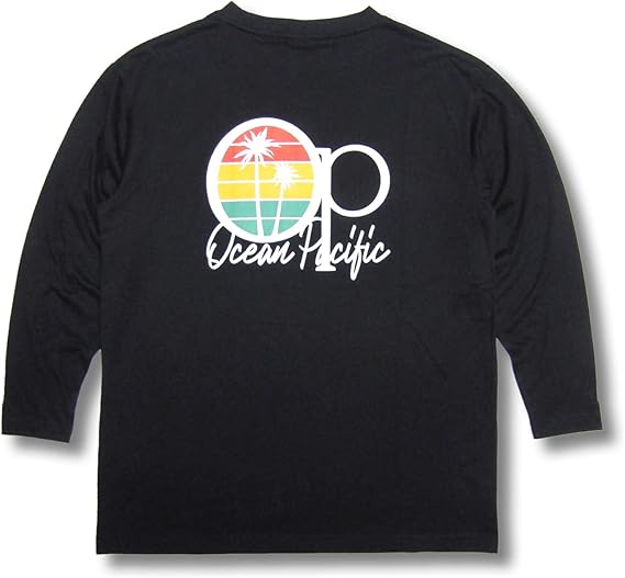 Amazon Op オーシャンパシフィック メンズ オーバーサイズ ドロップショルダー バックプリント ロンt 長袖tシャツ サーフブランド Tシャツ カットソー 通販