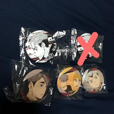 Amazon Co Jp ハイキュー To The Top 稲荷崎高校 北信介 宮兄弟 宮治 宮侑 缶バッジ ガチャ ホビー 通販