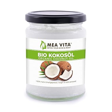 MeaVita Bio Kokosöl, nativ, 1er Pack (1 x 250 ml) im Glas