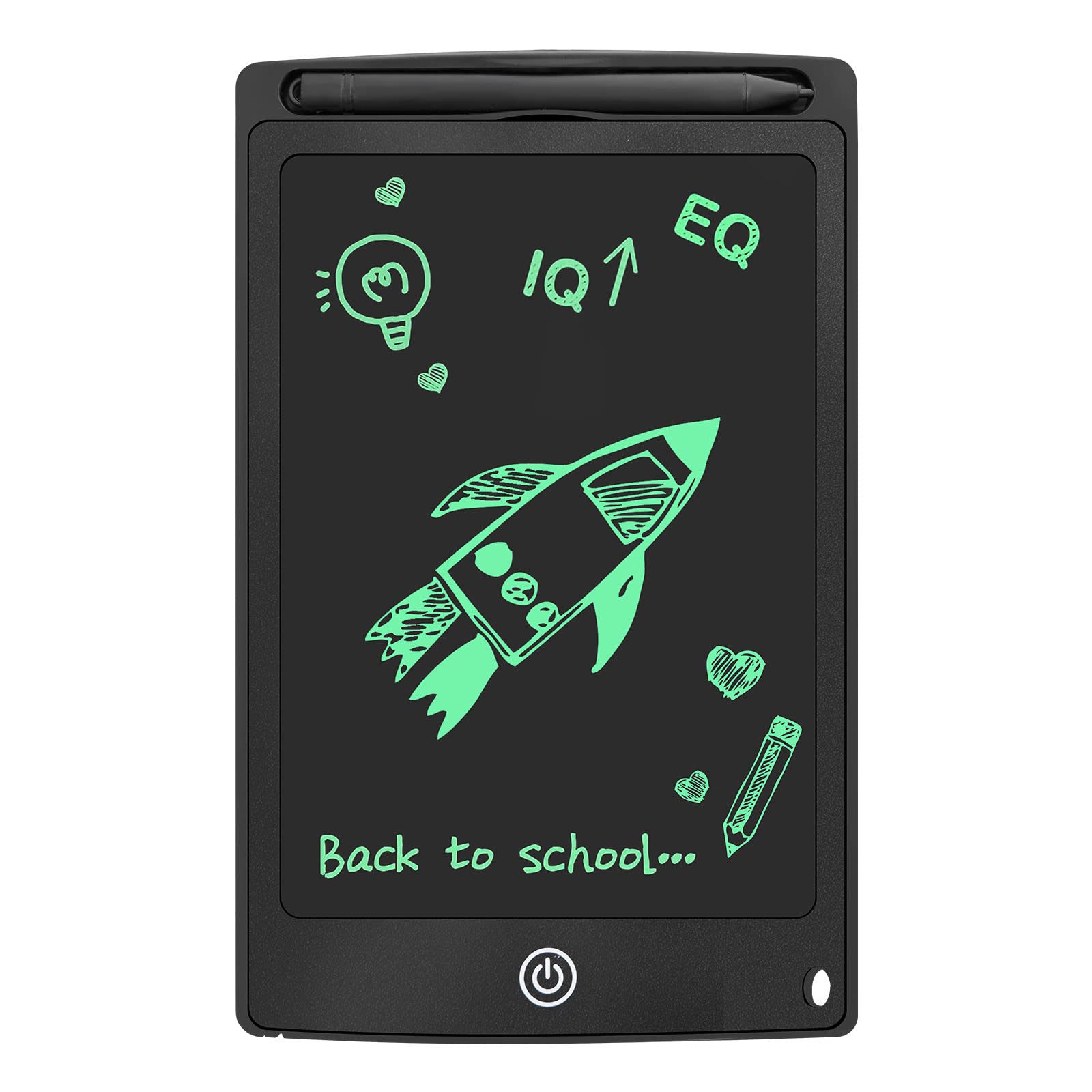 LCD Writing Tablet, 8.5 Inch Kids Drawing Tablet, Toddler Drawing Pad with Lock, Erasable Electronic Drawing Tablet, Colorful Screen Educational Graffiti Doodle Board for 3-6 Year Old Boys Girls Black