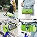 Nice Pies Waterproof Bicycle Handlebar Bag, Cylindrical Portable Phone Touch Screen Bike Front Bag with Transparent Pouch and Adjustable Strap High-Capacity Cycling Front Packthumb 1