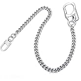 Ahiller Biker Wallet Chain, Heavy Duty Pocket Chain with Round Clasp, Men Chains for Keys, Jeans, Pants, Purse and Handbag