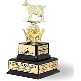 Alpha Awards Large Goat Trophy-G.O.A.T.-Greatest of All Time Funny Trophy-Traveling Perpetual Award