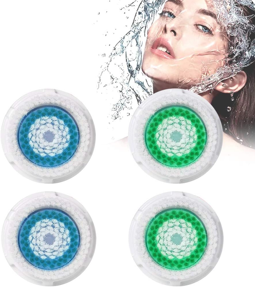Deep Pore Facial Cleansing Brush Head Replacement For Clogged and Enlarged Pores, Improve Dull Skin, Suitable for All Skin Types, Especially Acne Oily skin
