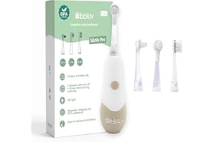 Bblüv - Sönik Pro - 3 Stage Sonic Toothbrush for Babies, Infants, Toddlers, and Children - Rechargeable Electric Toothbrush w