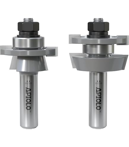 CMT 890.503.11 Horizontal Raised Panel Router Bit - 3-1/4" Diameter, 1/2" Shank, Carbide-Tipped For Door Making