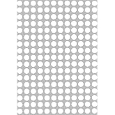 Small Color Coding Labels 1/4&rdquo; 8mm 5/16-900 Pack, White Dot Stickers
