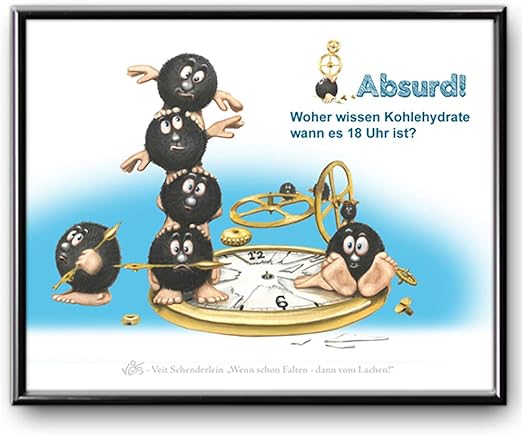 Veit S Imagenes Pared De Dibujos Animados Cocina Nutricion Absurdo Como Saber Hidratos De Carbono Wan Es 18 Reloj Es Amazon Es Juguetes Y Juegos