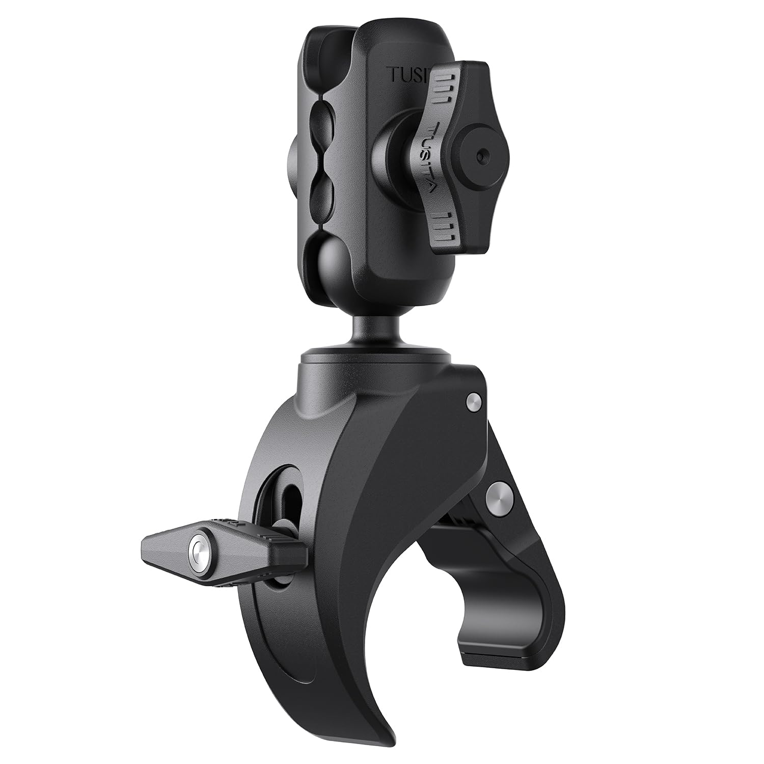 TUSITA Small Claw Clamp Base with Double Socket Arm Short - 1" B Size