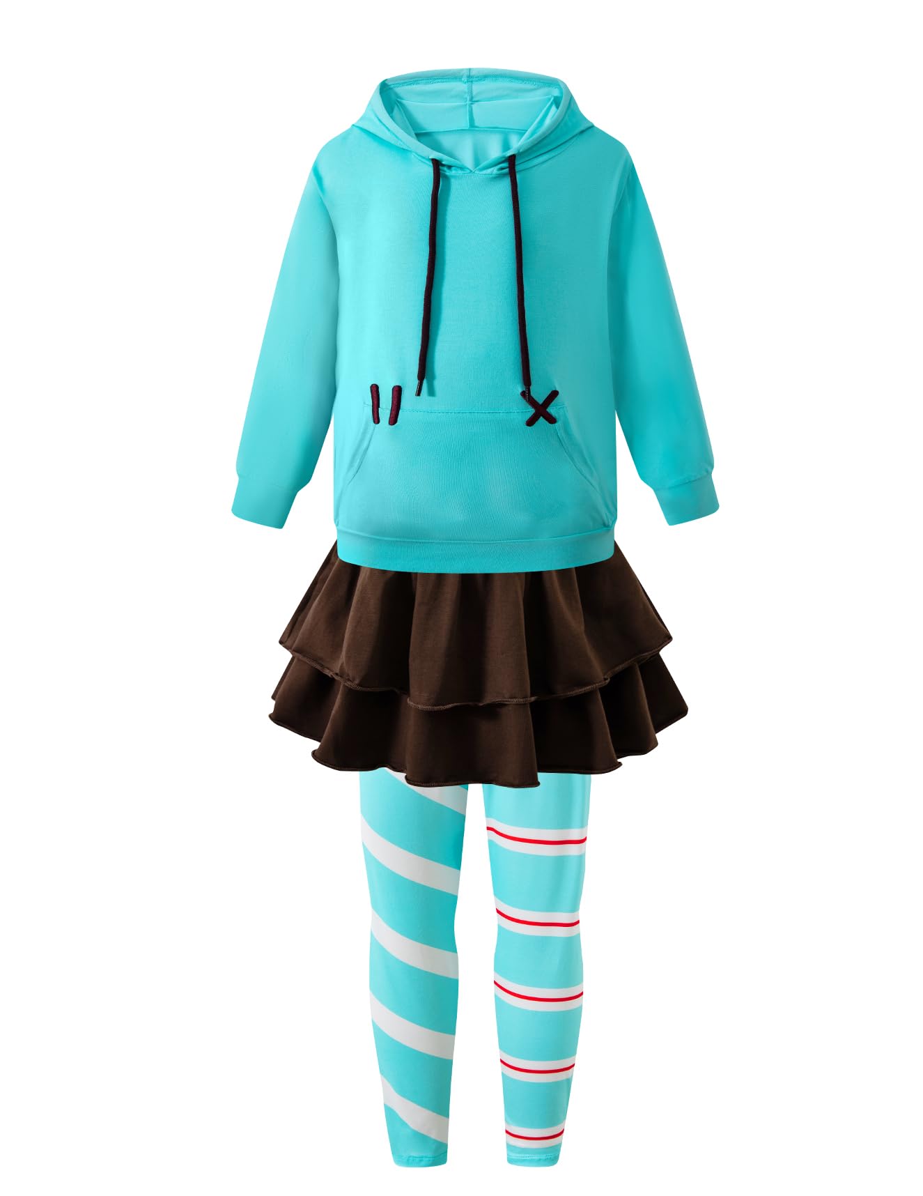 Photo 1 of Auggle Girl's Halloween Skirt Set Cartoon Movie Aquamarine Costume (4-5Years)