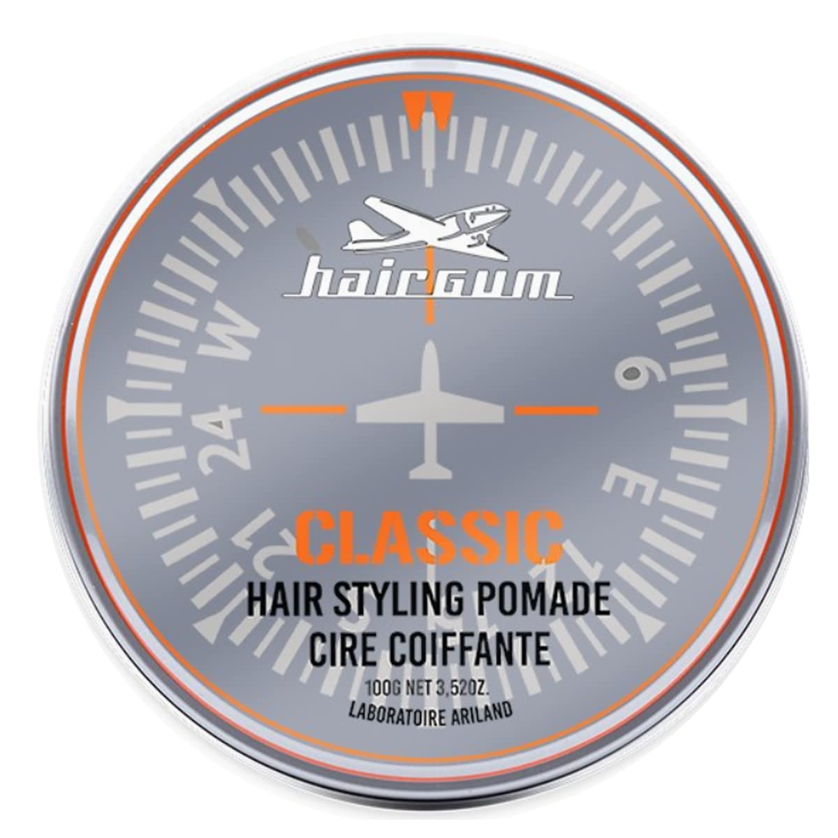 Hairgum Classic Hair Styling Pomade, Ultra Shine, Long Lasting Hold, 100g