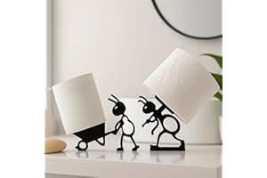 2Pcs/Set Ant Toilet Roll Paper Holder 3D Printed Free Standing Wheelbarrow Ant Toilet Paper Holder Papers Towel Roll Dispense