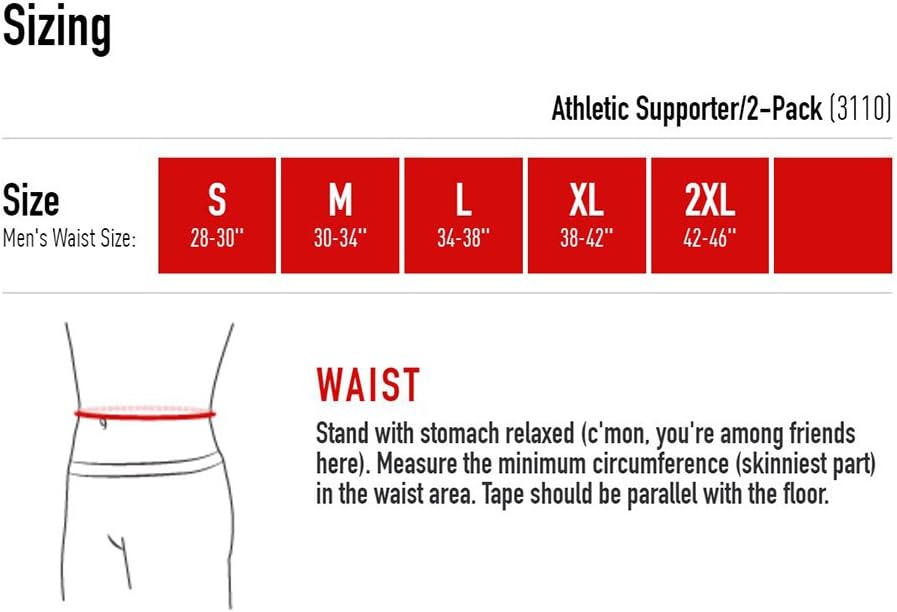 Mcdavid Jockstrap, Athletic Supporter w/ Stretch Mesh Pouch, Athletic Supporters for Men, 2 Pack: Sports & Outdoors