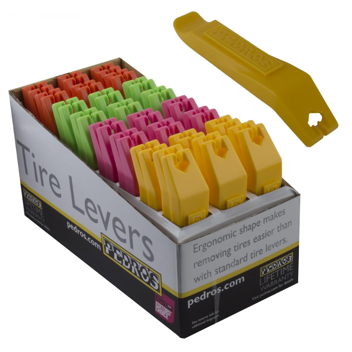 Pedro's TIRE LEVERS 24 PACK 4 COL PR