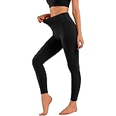 Buttery Soft High Waist Yoga Pants for Women - Tummy Control Workout Leggings with Pockets, Squat Proof Gym Running Athletic