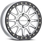 RACELINE - Alpha Hyper Silver W/Black Outer Ring 15X7 4X137 +10