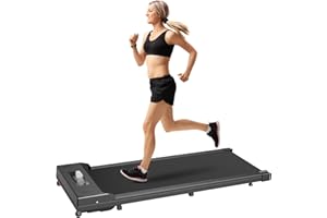 IHOMEY Walking Pad, Under Desk Treadmill, Walking Treadmill 2 in 1 for Home/Office with Remote Control, Portable Treadmill (Black, 1 Year Warranty)
