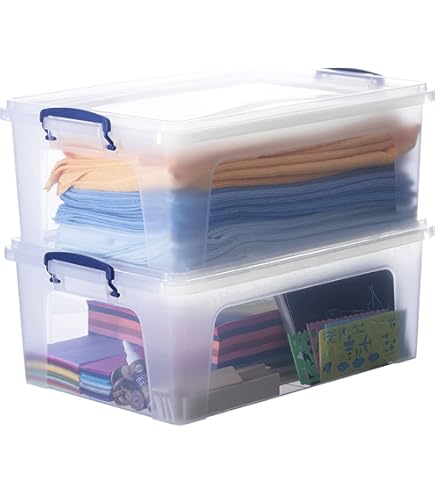 THE PERFECT BOX 11L ホワイト　T-PROFESSIONAL Amazon.com - Superio Clear Storage Box with Lid, 22 Quart