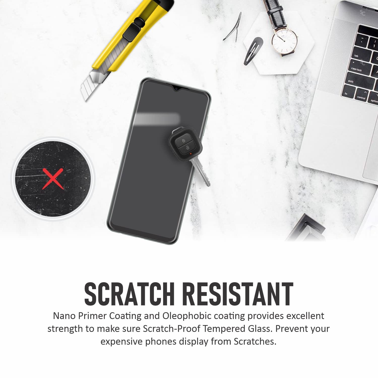 Solimo Tempered Glass Screen Protector for iPhone 15 Pro Max with Edge-to-Edge Coverage | Easy Installation Kit (6.7 inches) 3