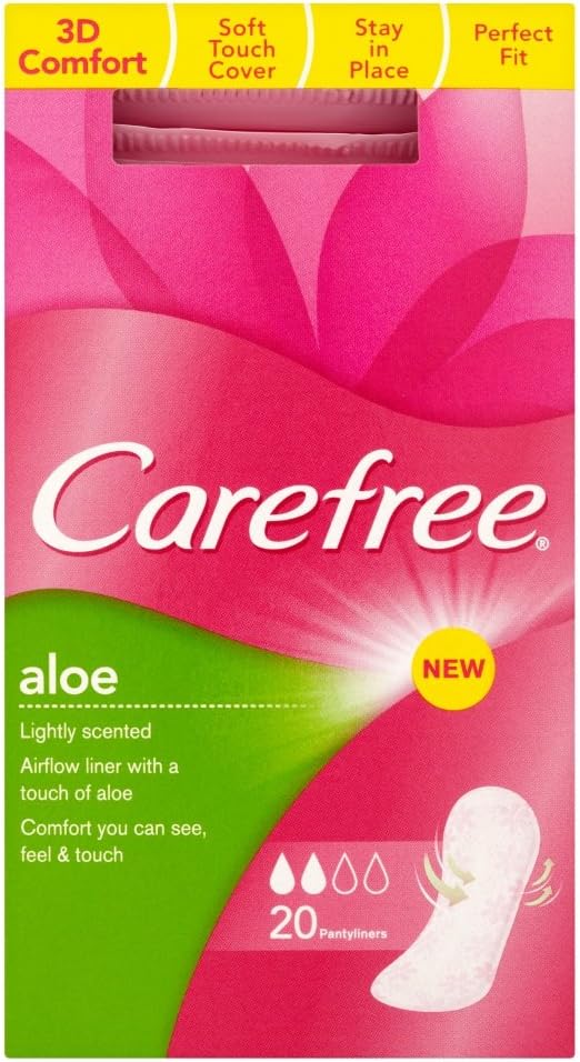 Carefree Panty Liners Breathable Aloe 20 Amazon.co.uk Grocery