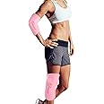 TheraICE Elbow Ice Pack Compression Sleeve for Injuries, Reusable Gel Cold Packs Brace for Knee, Shin Splints, Calf Strain, Flexible Cold Wrap Recovery for Tennis Elbow, Tendinitis Pain Relief (S)