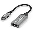 Plugable USB C to HDMI Adapter, HDMI 2.1, 8K 60Hz or 4K 144Hz, USB4 / Thunderbolt Compatible with XPS, iPhone 15, iPad Pro, M