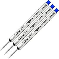 thumbnail image 2 of Schmidt Short P8126 Capless Rollerball Refill-Black-3 Pack 2 of 14