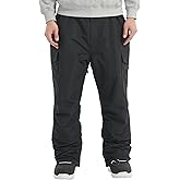 MONTFLIX Men's Snow Pants Waterproof Insulated for Winter Outdoor Skiing Snowboarding Ski Pant