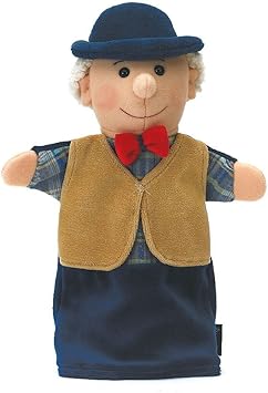 old man hand puppet