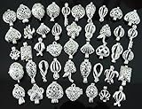 15pcs Mix style Jewelry Making Supplies Silver Plated Bead Cage Pendant - Add Your Own Pearls, Stones, Rock to Cage,Add Perfume and Essential Oils to Create a Scent Diffusing Pendant Charms