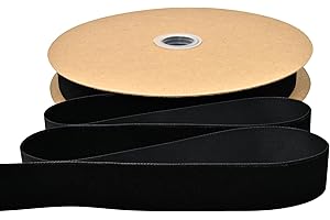 Simplegoal Black Velvet Ribbon 1 inch × 25 Yards for Christmas Wreath Bow DIY Sewing Projects Gift Wrapping