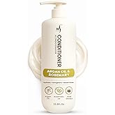 HerStyler Argan Oil Conditioner - Hydrating Conditioner for Frizzy, Dry, Damaged, Color-Treated Hair - Moisturizes, Softens, Smooths, Detangles - Shine Boost with Peppermint and Rosemary - 33.8 Fl Oz