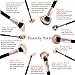 Beauty Kate Professional 10pcs Premium Synthetic Kabuki Makeup Brush Set Foundation Blending Cosmetic Brushes Essential Kit (Black + RoseGolden)