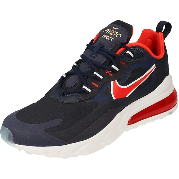 White Sneaker Release Air Max 270 React Blue And Red Nike Air
