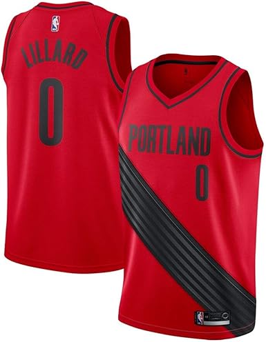 Amazon.com: Camiseta de manga corta con diseño de Damian Lillard Portland Trail Blazers Swingman, XL: Clothing