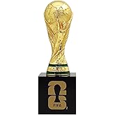 Official FIFA World Cup 2026 Edition - 4 Inch 3D Trophy w Acrylic Base - Timeless Collector’s Item Premium Zinc Alloy - FIFA World Cup Trophy Replica Perfect for Desk, Man Cave, Football Memorabilia