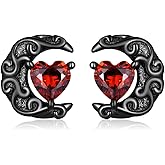 Shysnow 925 Sterling Silver Halloween Earrings for Women Small Vintage Spider Skull Skeleton Pumpkin Ghost Studs Earrings Luminous Jewelry Gifts