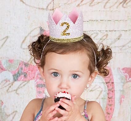 birthday headband for baby girl