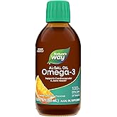 Nature's Way Algal Oil Omega-3, Supports Eye & Brain Function*, 1000 mg EPA/DHA per Teaspoon(1), Vegan-Friendly Liquid Formula, Cranberry-Orange Flavored, 6.8 oz (Packaging May Vary)