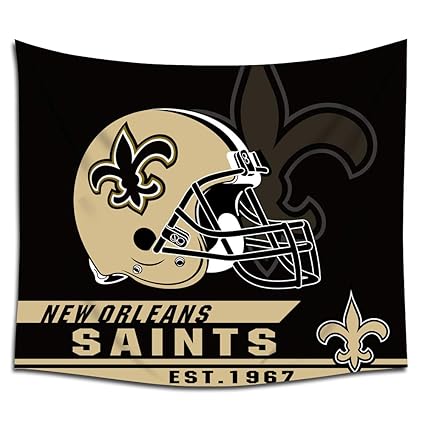 Jacoci New Orleans Saints Wall Tapestry Hanging Cool Design