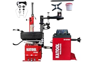 KATOOL 2.0HP Tire Changer Machine Combo Bead Blaster with Assist Arm Tire Machine Wheel Balancer Machine Tire Changer Wheel Changers Machine