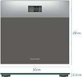 Salter Digital Bathroom Scale Easy Read LCD 180 kg Silver Grey view 6