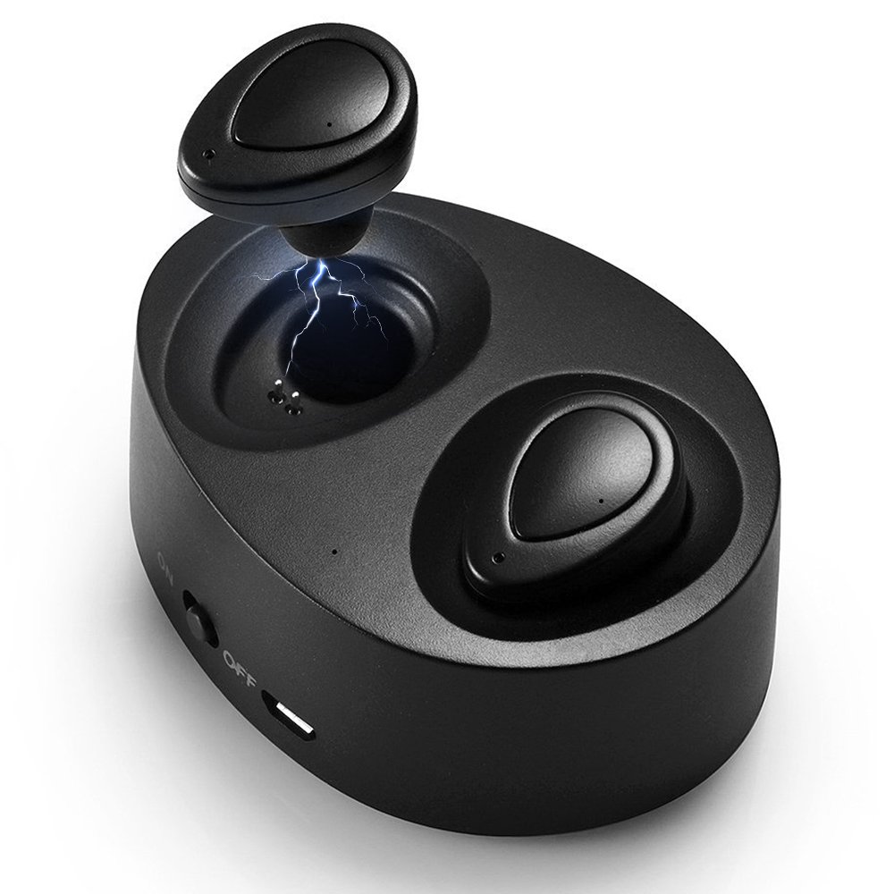 Mbuynow Mini Écouteur Bluetooth Sans Fil Oreillette Bluetooth 4.1 Stéréo Pour Sport Réduction du Bruit avec Microphone pour Apple iPhone iPad Android Samsung Ordinateur etc