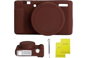 Camera Case for Sony ZV-1,ZV1 Camera Soft Case Cover Rubber Camera Sleeve with Removable Lens Cover,Anti-Scratch Slim Fit Sof
