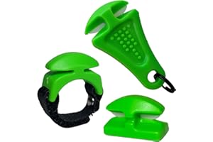 LINE CUTTERZ Triple Play - 1 Each Patented Non-Rust Ceramic Ring, Mountable and Zipper Pull Quick Fishing Line Cutter
