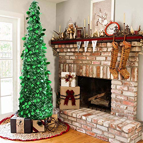 Tinsel Christmas Trees Tinsel New Year Trees