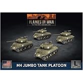 Battlefront Miniatures Flames of War WW2: M4 Jumbo Tank Platoon