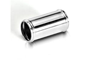 BEIJIULI 3" (76mm) OD Straight Aluminum Intercooler Pipe Piping Air Intake Tube,Length 3"(76mm),Universal Aluminum Pipe Tube Connector High polished