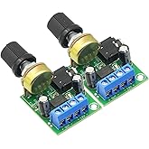 2Pcs 10W LM386 Audio Amplifier Board Mono 3.5mm DC 3-12V Volume Control Mini Power Amplifier Module Adjustable Volume