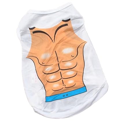 YiJee Sommer Haustier Weste Bikini Muster Freizeit Klein Hund Katze T-Shirt